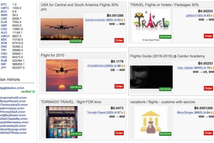 buy stuff off the dark web