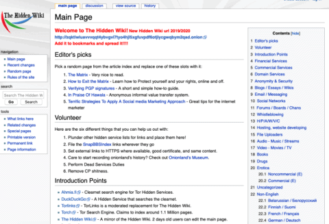 best dark web websites
